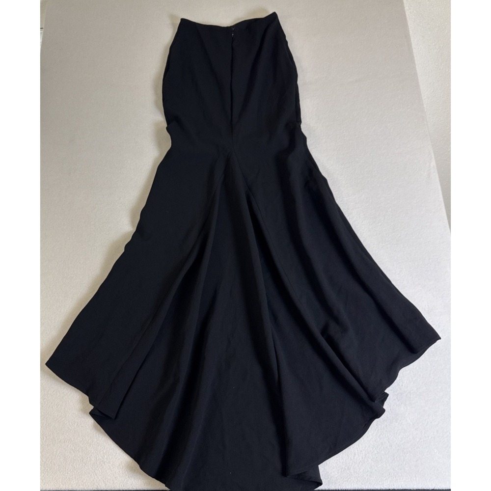 Y2K Tulip Fishtail Mermaid Skirt Black Med Goth Formal Victorian Cosplay Sexy - Picture 8 of 10